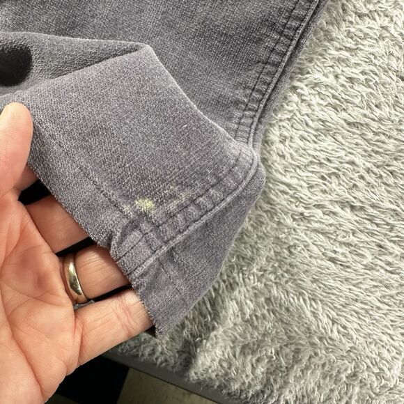 Vintage Levi 505 Corduroy Jeans Womens 8 MIS M Gray Low Rise Straight Leg - Flaw - Picture 8 of 11